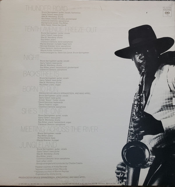 Bruce Springsteen : Born To Run (LP, Album, San)