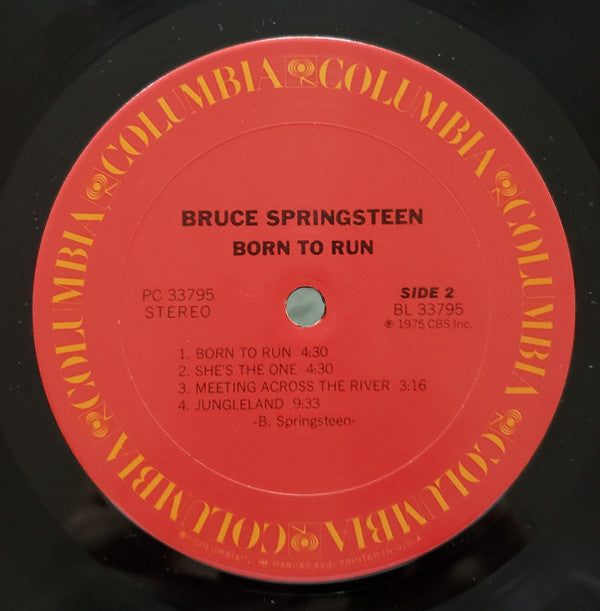 Bruce Springsteen : Born To Run (LP, Album, San)