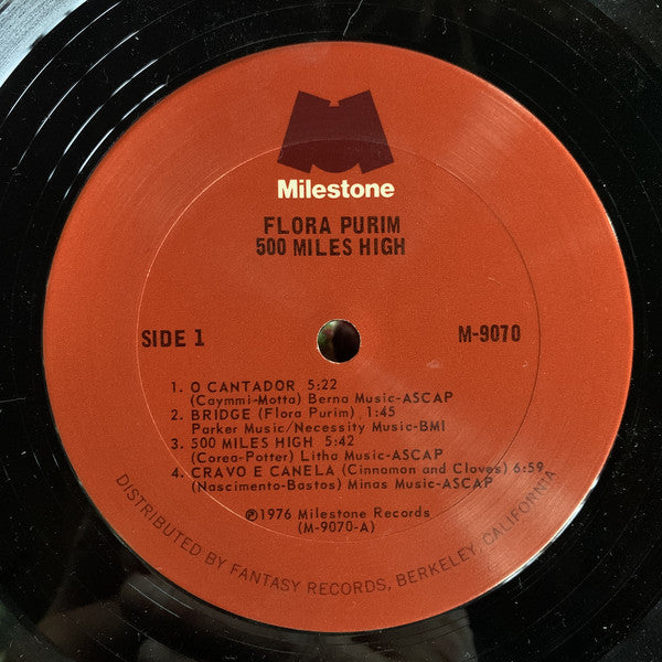 Flora Purim : 500 Miles High (LP, Album, San)