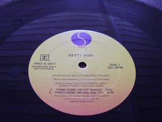 Betty Boo : Thing Goin On (12", Promo)