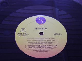 Betty Boo : Thing Goin On (12", Promo)