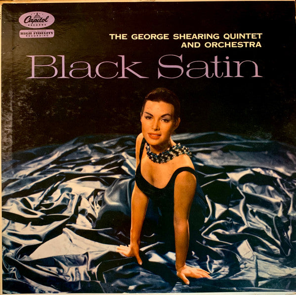 The George Shearing Quintet And Orchestra* : Black Satin (LP, Album, Mono, RP, Scr)