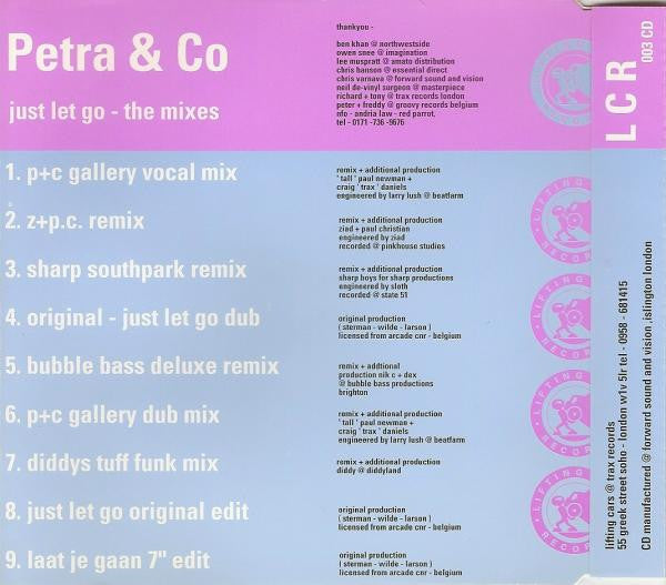 Petra & Co : Just Let Go - The Mixes (CD, Maxi)