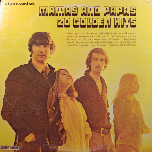 Mamas And Papas* : 20 Golden Hits (2xLP, Comp, RE, Gat)
