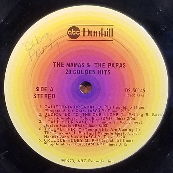 Mamas And Papas* : 20 Golden Hits (2xLP, Comp, RE, Gat)