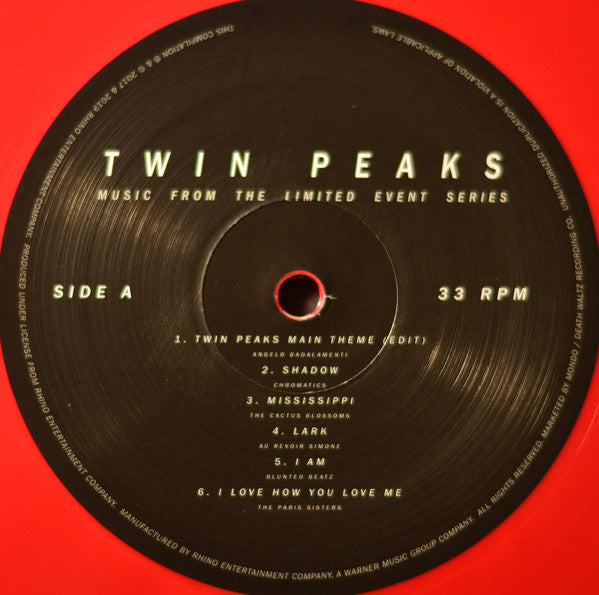 Various : Twin Peaks (Music From The Limited Event Series) (LP, Red + LP, Whi + Album, Comp, RE, RP)