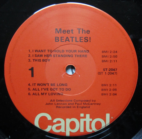 The Beatles : Meet The Beatles! (LP, Album, RE, Jac)