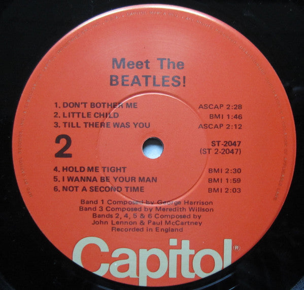 The Beatles : Meet The Beatles! (LP, Album, RE, Jac)