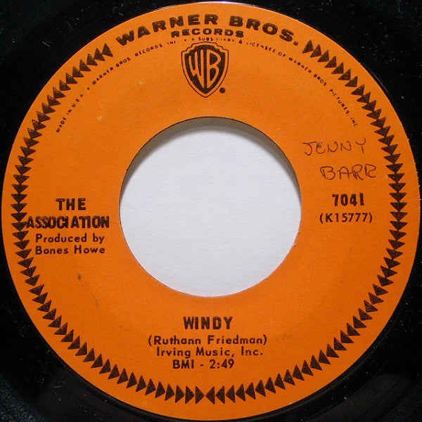 The Association (2) : Windy (7", Single, Ter)