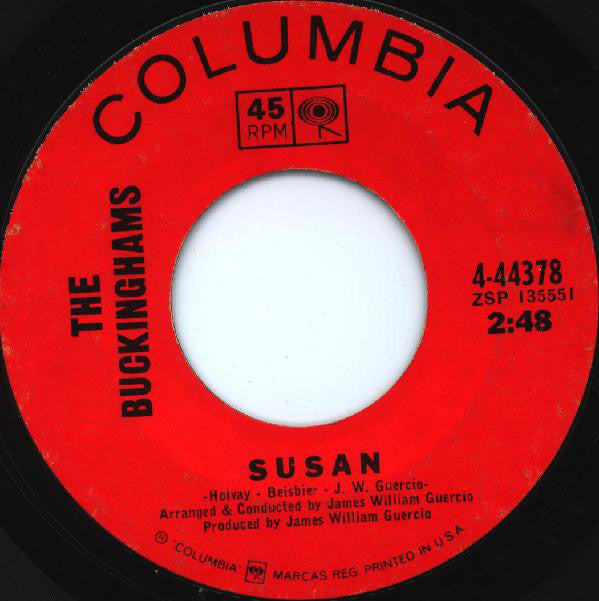 The Buckinghams : Susan / Foreign Policy (7", Single, Styrene, Ter)