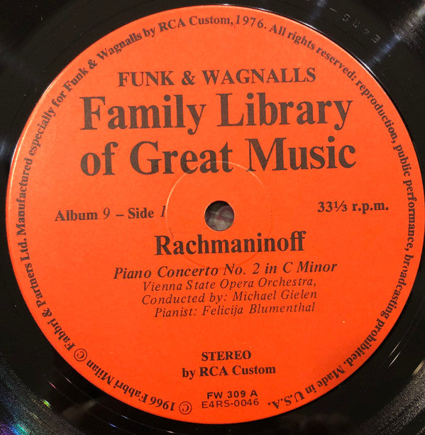 Rachmaninoff* : Piano Concerto No. 2 In C Minor / Symphonic Dances Opus 45, No. 2 And 3 / Vocalise Opus 34, No. 14 (LP, Album, Comp)