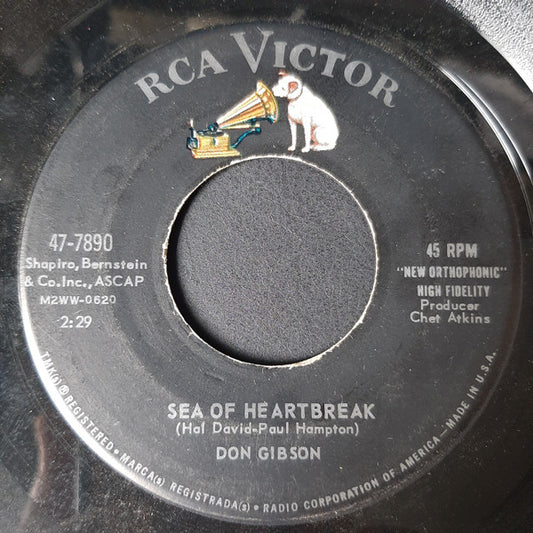 Don Gibson : Sea Of Heartbreak (7", Ind)