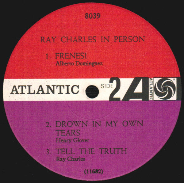 Ray Charles : Ray Charles In Person (LP, Album, Mono, RE, MGM)