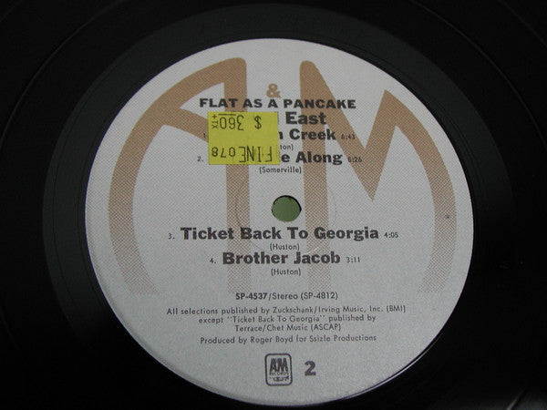 Head East : Flat As A Pancake (LP, Album, Ind)