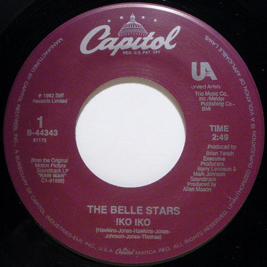 The Belle Stars : Iko Iko (7", Single, Spe)