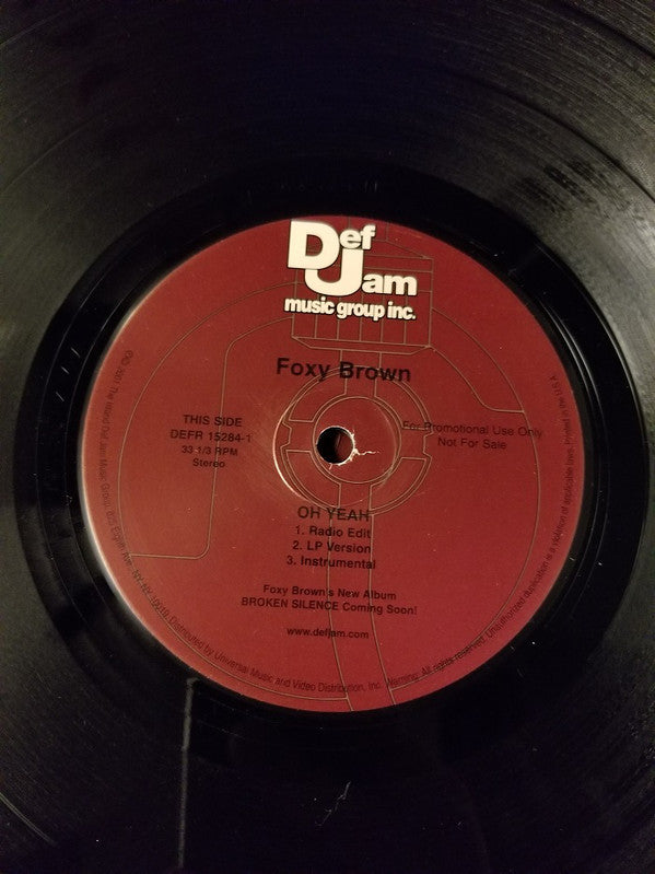 Foxy Brown : Oh Yeah (12", Promo)