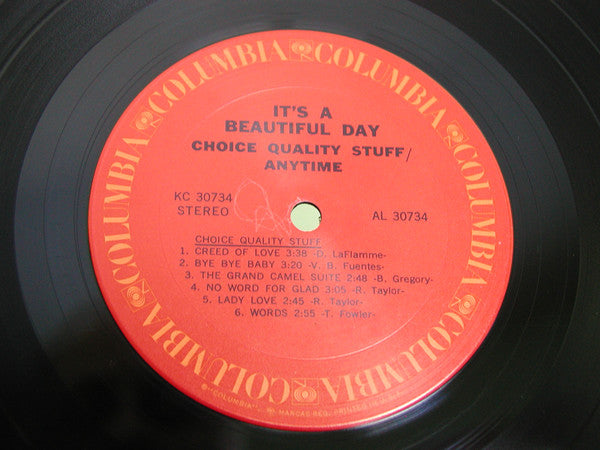It's A Beautiful Day : Choice Quality Stuff / Anytime (LP, Album)