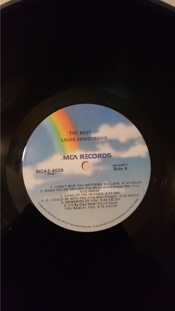 Louis Armstrong : The Best Of Louis Armstrong (2xLP, Comp)