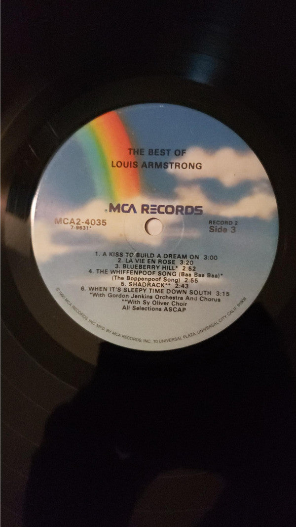 Louis Armstrong : The Best Of Louis Armstrong (2xLP, Comp)