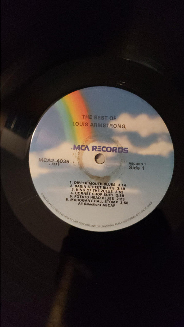 Louis Armstrong : The Best Of Louis Armstrong (2xLP, Comp)