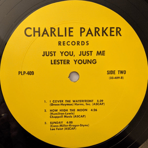 Lester Young : Just You, Just Me (LP, Album, RP)