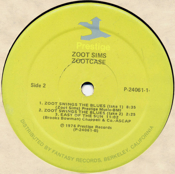 Zoot Sims : Zootcase (2xLP, Comp)