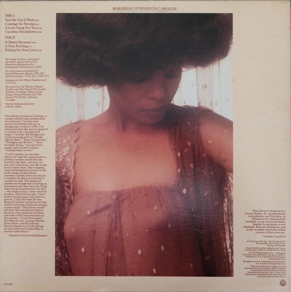 Caroline Crawford : My Name Is Caroline (LP, Album, Ter)