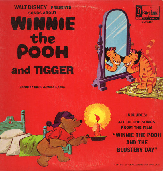 Various : Songs About Winnie The Pooh And Tigger (LP, Album)