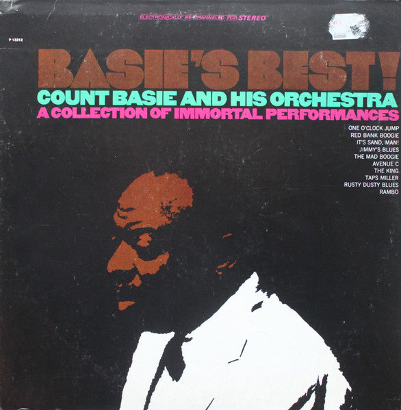 Count Basie And His Orchestra* : Basie's Best! A Collection Of Immortal Performances (LP, Comp, RE)