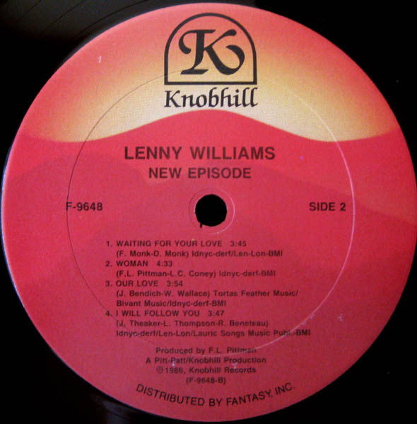 Lenny Williams : New Episode (LP, Album)