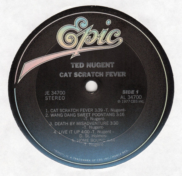 Ted Nugent : Cat Scratch Fever (LP, Album, RE, Pit)
