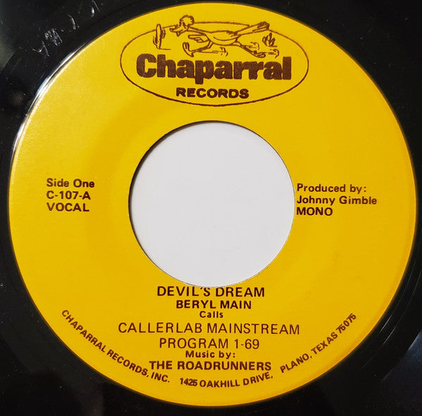 Beryl Main, The Roadrunners (4) : Devil's Dream (7", Mono)