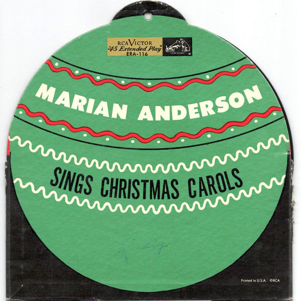 Marian Anderson : Marian Anderson Sings Christmas Carols (7", EP)