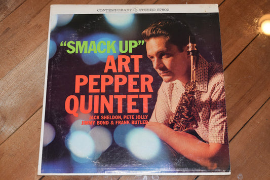 Art Pepper Quintet : Smack Up (LP, Album, RP, Mon)