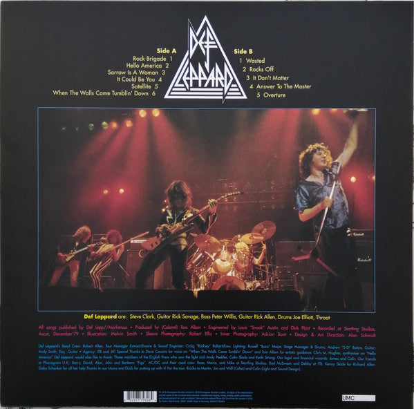 Def Leppard : On Through The Night (LP, Album, Ltd, RE, RM, Blu)