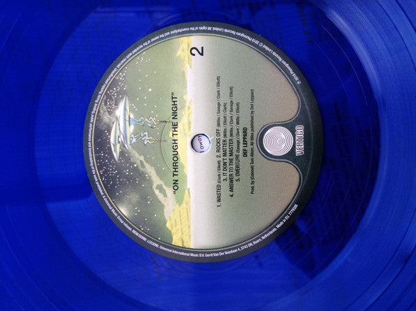 Def Leppard : On Through The Night (LP, Album, Ltd, RE, RM, Blu)