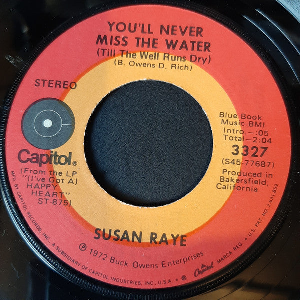 Susan Raye : My Heart Has A Mind Of Its Own (7", Single, Win)