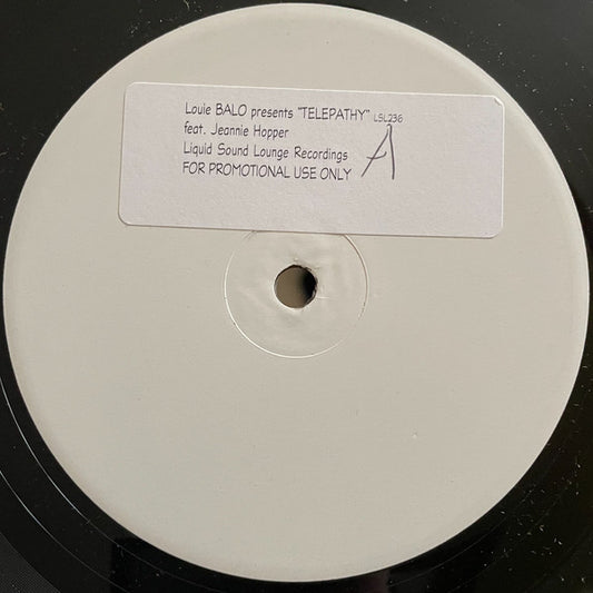 Louie Balo* Featuring Jeannie Hopper : Telepathy (12", Promo, W/Lbl)