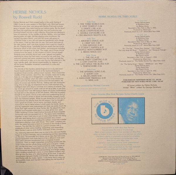 Herbie Nichols : The Third World (2xLP, Comp, Mono)