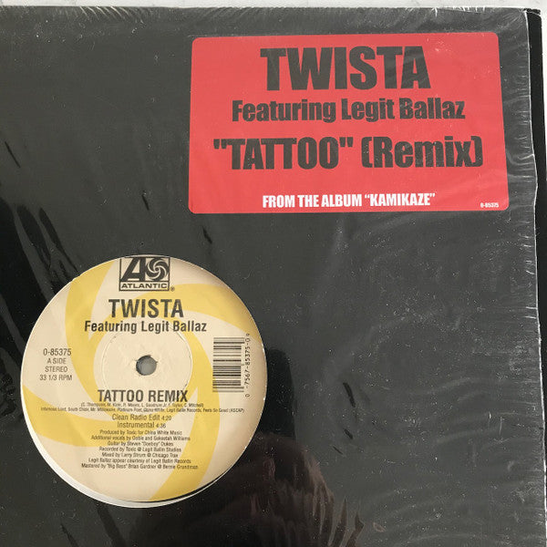 Twista : Tattoo (Remix) (12", Single)