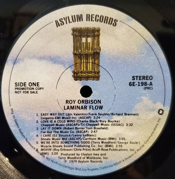 Roy Orbison : Laminar Flow (LP, Album, Promo)