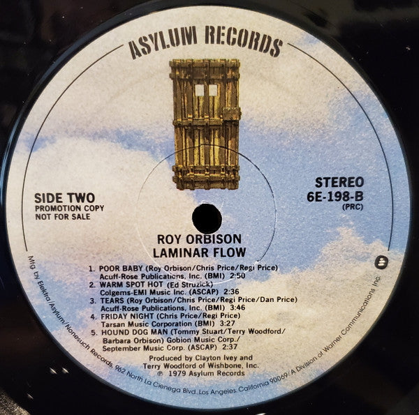 Roy Orbison : Laminar Flow (LP, Album, Promo)