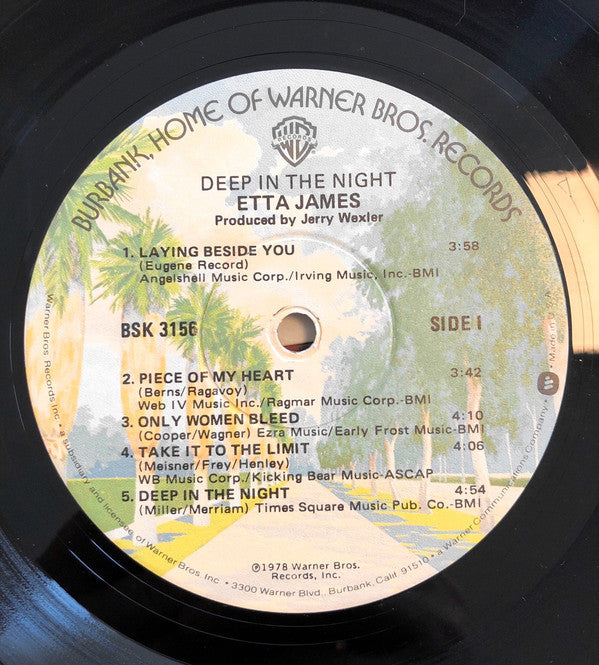 Etta James : Deep In The Night (LP, Album, Win)