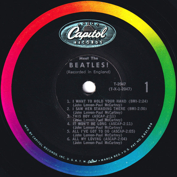 The Beatles : Meet The Beatles! (LP, Album, Mono, Los)