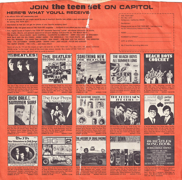The Beatles : Meet The Beatles! (LP, Album, Mono, Los)