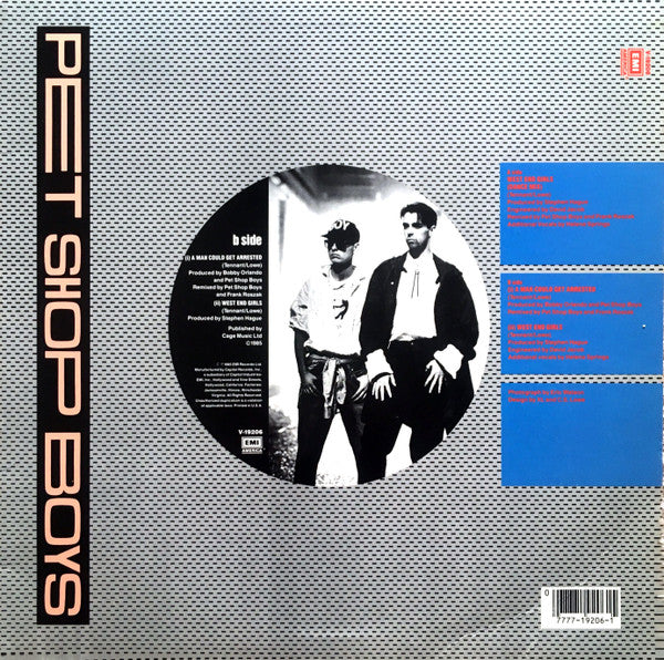 Pet Shop Boys : West End Girls (12", Single, Dan)