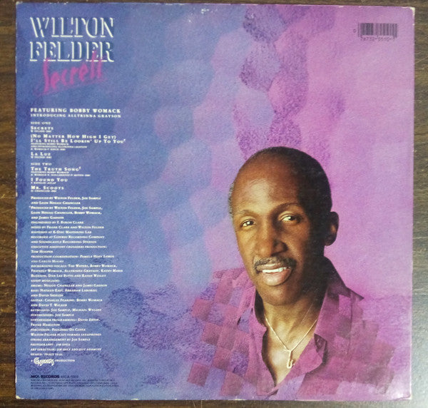 Wilton Felder Featuring Bobby Womack Introducing Alltrinna Grayson : Secrets (LP, Album, Glo)
