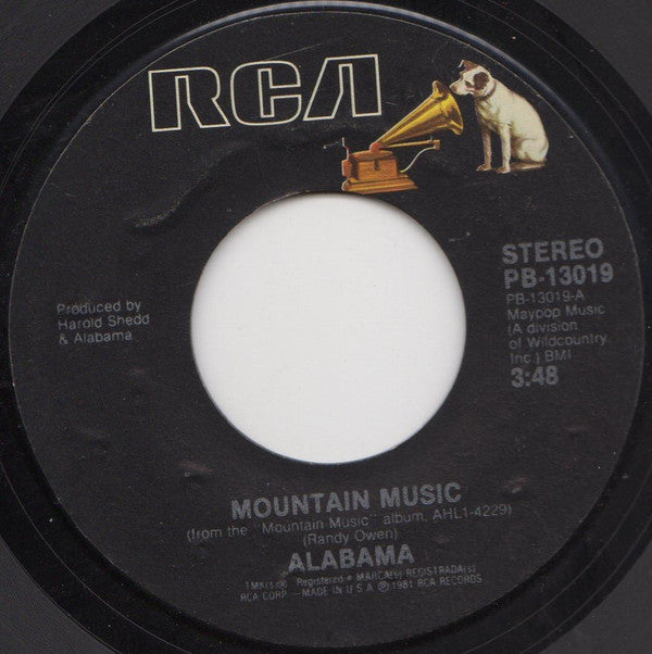 Alabama : Mountain Music (7", Single, Styrene)