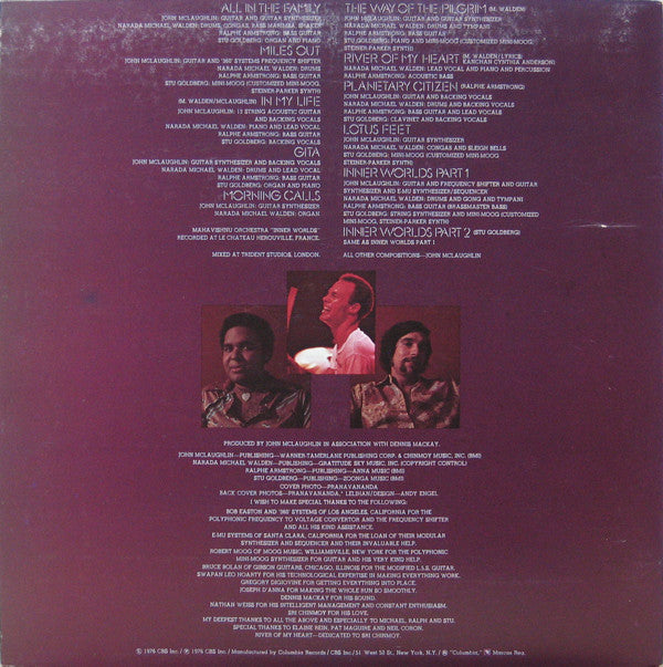 Mahavishnu Orchestra / John McLaughlin : Inner Worlds (LP, Album)