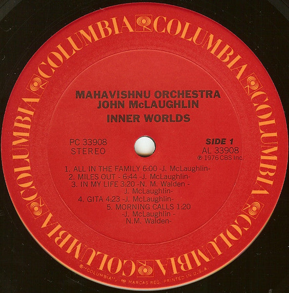 Mahavishnu Orchestra / John McLaughlin : Inner Worlds (LP, Album)